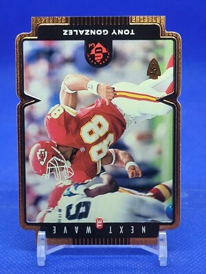 TONY GONZALEZ 1998 UPPER DECK UD3 NEXT WAVE DIE-CUT /2000 - Image 1 of 2