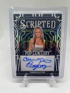 CARMEN ELECTRA 2024 LEAF METAL POP CENTURY AUTO /3 - Picture 1 of 1