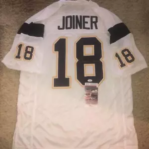 CHARLIE JOINER CHARGERS WHITE#18 SIGNED AUTOGRAPHED XL CUSTOM JERSEY JSA - Picture 1 of 3