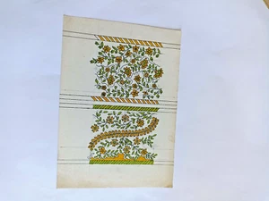 Old Indian Hand Painted Textile Design - Picture 1 of 6