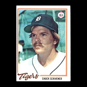Chuck Scrivener 1978 Topps Detroit Tigers #94 Set Break NICE!
