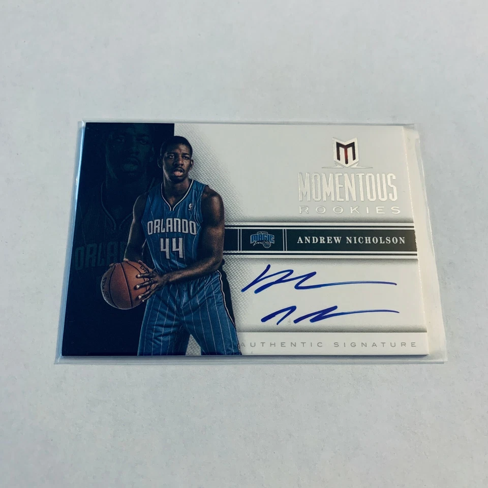 F92631  2012-13 Momentum Momentous Rookies Autographs #28 Andrew Nicholson MAGIC - Image 1 of 1