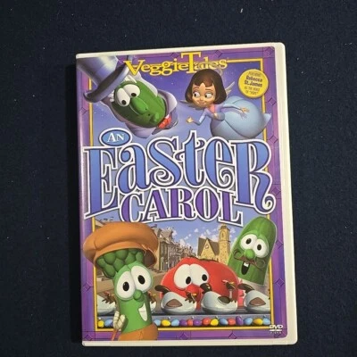 Veggie Tales An EASTER Carol 2004 DVD  Faith Christian Kids Movie Variant Case - Image 1 of 4
