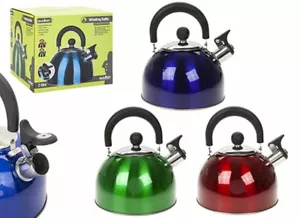 Summit Campingherd Pfeifen Wasserkocher Herd Gas Edelstahl 2 Liter - Bild 1 von 31