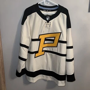 NWT Size 52 Adidas Guentzel Pittsburgh Penguins Winter Classic 2023 Jersey Cream - Picture 1 of 4
