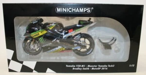 Minichamps 1/12 122 163038 Yamaha YZR-M1 Monster Tech3 Bradley Smith MotoGP 2016 - Picture 1 of 5