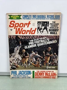 1969 SPORT WORLD NFL rivista Green Bay Packers Bart Starr Bobby Hull calcio - Foto 1 di 8