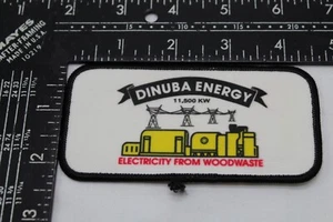 Sew On Patch Dinuba Energy Electricity From Woodwaste 4.5'' x 2.25'' - Picture 1 of 1