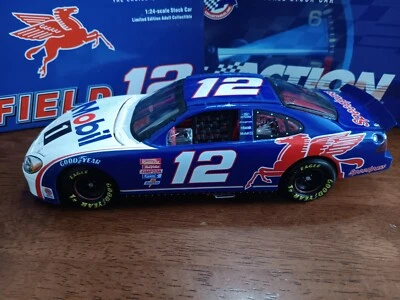 #12 JEREMY MAYFIELD MOBILE 1 RACING 2001 FORD TAURUS NASCAR Action 1:24 Diecast - Image 1 of 4