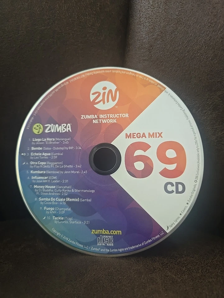 Zumba Mega Mix 69 CD - Image 1 of 1