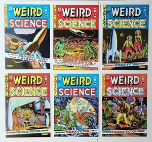 EC COMICS WEIRD SCIENCE Portfolio Copertine 1981 Russ Cochran Feldstein Wood Davis - Foto 1 di 15