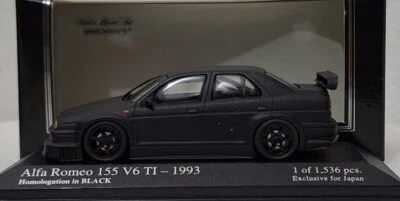 阿尔法·罗密欧 155 V6 TI 1993 年黑色同源 1: 43 Minichamps 适用于 Kyosho (3) — 第 1/4 张图片
