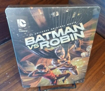 Batman vs Robin DC Universe Original Steelbook (Blu-ray) NEW - Free Box Shipping Foto 1 de 4
