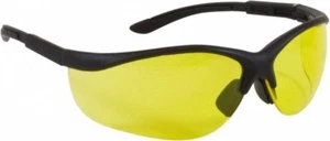 Pro-Safe Frameless Safety Glasses Scratch Resistant Amber Lenses Qty 12 51964 - Picture 1 of 4