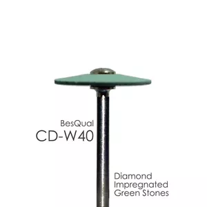 Diamond Green Stone Knife Edge Wheel for Zirconia and Porcelain CD-W40 - Picture 1 of 1