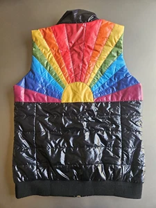Aviator Nation Glossy Black Sunburst Vest; Size = Medium; Made in America! - Bild 1 von 15