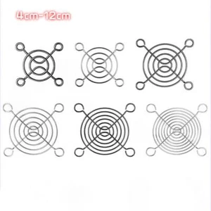 4-12cm Metal Fan Finger Grill Guard PC Case Cooling Fan Heat Sink Protection Net - Picture 1 of 29