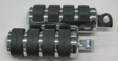 Nuevas estriberas ISO antivibración para conductor Harley Sportster XL Softail Dyna Customs Foto 1 de 3