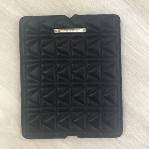 Karl Largerfeld Genuine Quilted Soft Calf Leather Ipad Mini Sleeve Case - Picture 1 of 5