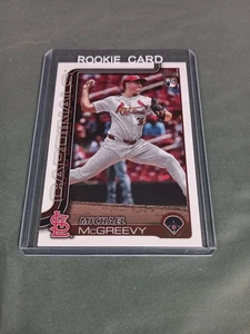 2025 Topps Serie 1 Baseball Michael McGreevy (RC) #193 St Louis Cardinals N/M. - Bild 1 von 2