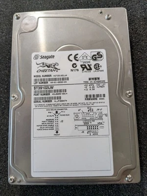 Hard Drive Seagate ST39102LW 9.1GB 10000RPM Wide Ultra2 SCSI 68Pin. Tested. - Image 1 of 4