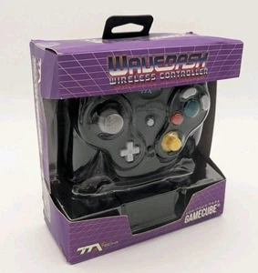 TTX Tech WAVEDASH Wireless Controller ๐ฎ Nintendo GameCube for Wii Black - Picture 1 of 6