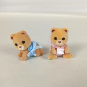 Calico Critters Sylvanian SUGAR BEAR TWINS - Picture 1 of 2