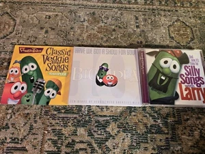 VeggieTales Cd Lot Greatest Hits; Silly Songs With Larry; Classic Veggie Songs - Picture 1 of 7
