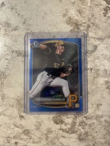 Bubba Chandler 2025 Bowman Chrome Blue Wave Refractor #BCP-171 Pirates /150 - Picture 1 of 2