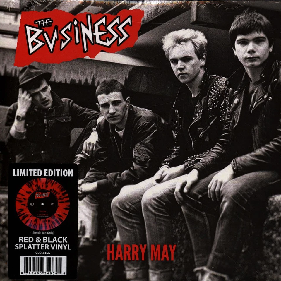 The Business - Harry May Red Vinyl  Black Splatter Vinyl  (2023 - EU - Original) - Bild 1 von 2