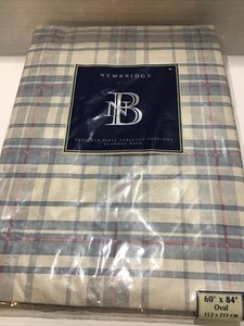 Vinyl Tablecloth Flannel Backed 60"x84" NewBridge - Picture 1 of 4