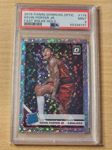 2019-20 Panini Optic NBA Fast Break Holo Kevin Porter Jr #179 Rated Rookie PSA 9 - Picture 1 of 2