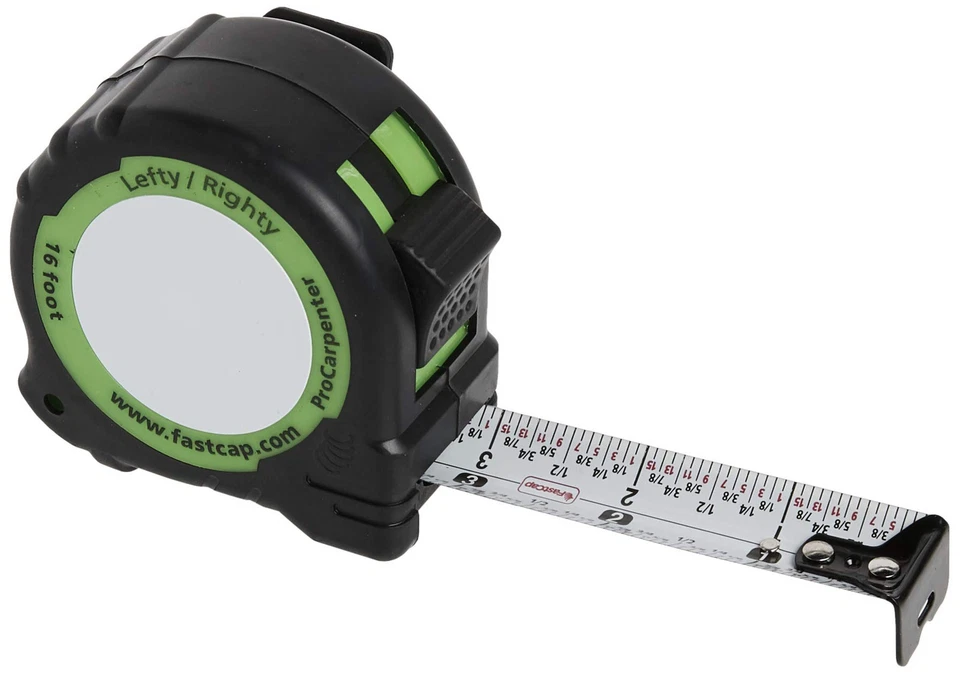 FastCap Tape Measure with Built-In FastPad Pencil Sharpener and Rubber Boot - Image 1 of 4