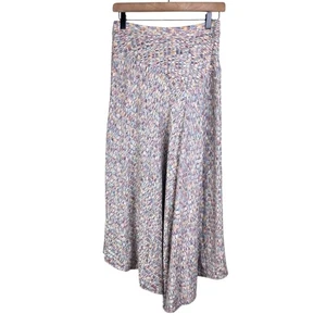 Anthropologie S Vanessa Virginia Parque Knit Pull On Asymmetrical Midi Skirt - Picture 1 of 8
