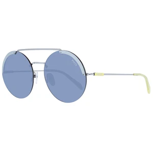 Emilio Pucci Sunglasses EP0189 16A 58mm - Women Silver/Grey Gradient Round Half- - Picture 1 of 4