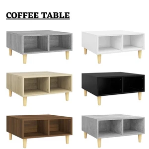 Modern Coffee Table Display Hall End Centre Accent Table Engineered Wood vidaXL - Picture 1 of 31