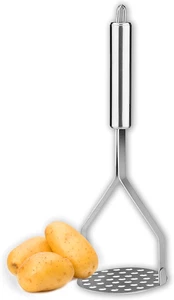 Schiacciapatate in Acciaio Inox Professionale per Schiacciare Patate, Verdura E  - Foto 1 di 12