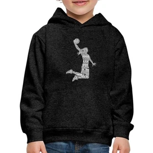 Girl Basketball Player Silhouette Kids‘ Premium Hoodie - Picture 1 of 25