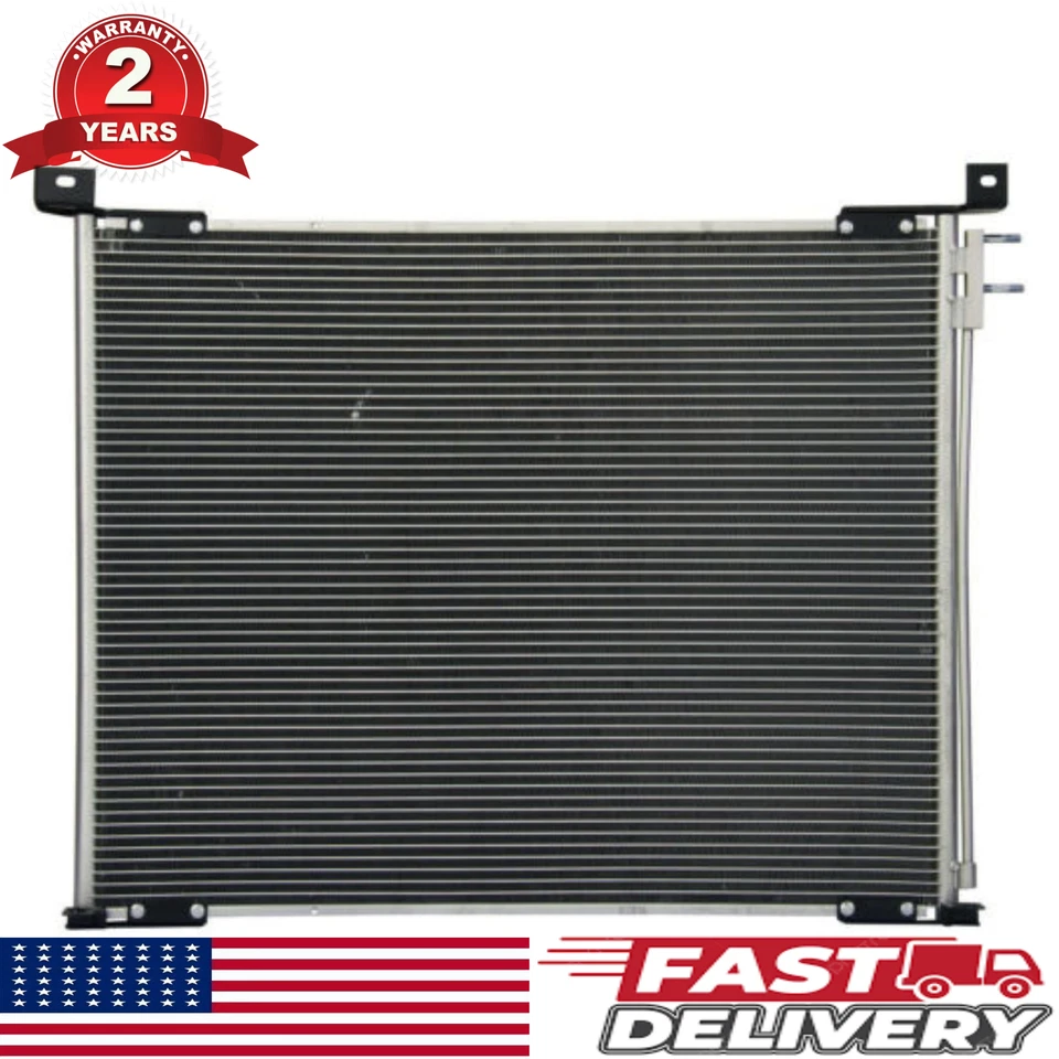 AC Condenser For 2004-2010 Ford E-350 Super Duty E-450 Super Duty 6.0L Foto 1 de 3