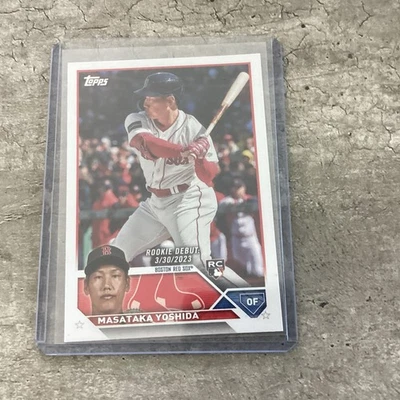 2023 Topps Update Series - Rookie Debut #US5 Masataka Yoshida (RC) - Image 1 of 2