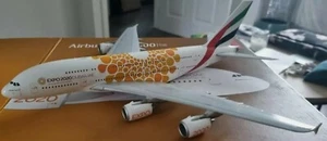 Gemini 1:200 Emirates Airbus A380 Orange Expo Collectors Display 1/200 Model - Picture 1 of 8