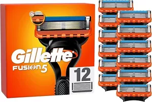 Gillette Fusion 5 Rasierklingen für Rasierer, 12 Ersatzklingen für Nassrasierer - Bild 1 von 8