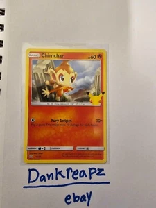Pokemon Chimchar 012/025 McDonald's 25th Anniversary Regular - Picture 1 of 2