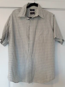 Mens Docker Button Up Short Sleeve Shirt Size L - Bild 1 von 3
