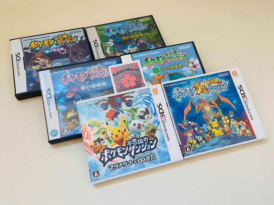 Pokémon Mystery Dungeon Time Darkness Sky DS 3DS Game Tested Japanese Version JP - Image 1 of 1