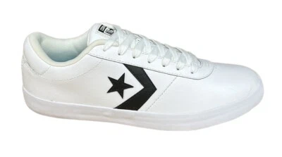 Single Shoe Right Converse All Star OX Point White Black Leather Amputee Size 10 - Image 1 of 4