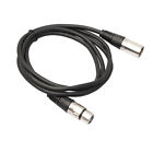 XLR 3-Pin Male to Female Microphone MIC Record Balanced Cable Cord Silver Plated
