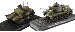 Set of Two Diecast Model Tanks 1:72, Type 61 Japan 1993 & M48 A3 Patton 2Vietnam - Picture 1 of 5