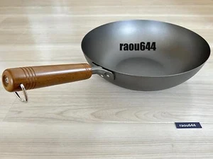 Olla para freír ultraligera de titanio puro Hasemoto con mango de madera 28 cm 1,2 mm - Imagen 1 de 24