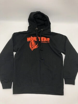 Hooters Toledo OH Sudadera con Capucha Cordón Negro Pullover Sudadera Talla Pequeña Foto 1 de 4